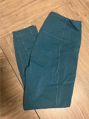 NWOTWomen's High-Waist Teal Performance Leggings